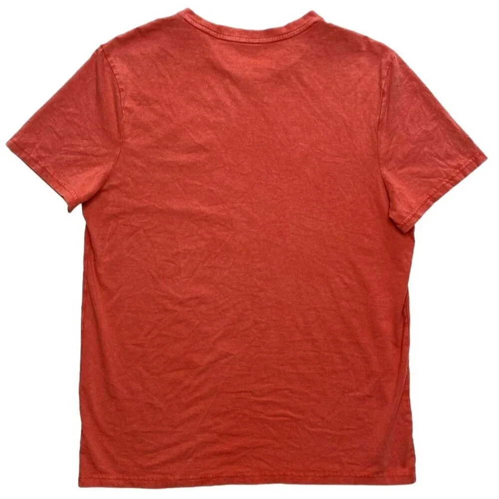 Black History Month Shirt Top Men's‎ XXL 2XL Orange Red Show Up Graphic Crew NEW - Picture 5 of 8